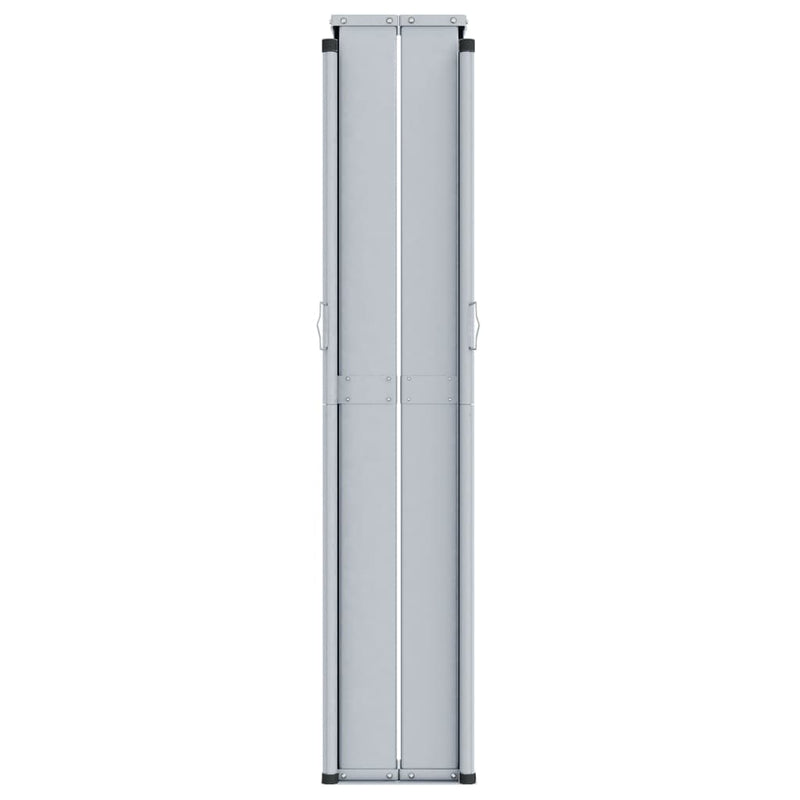 vidaXL antracitszürke behúzható oldalsó napellenző 220 x 600 cm