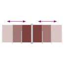 vidaXL barna behúzható oldalsó napellenző 220 x 600 cm