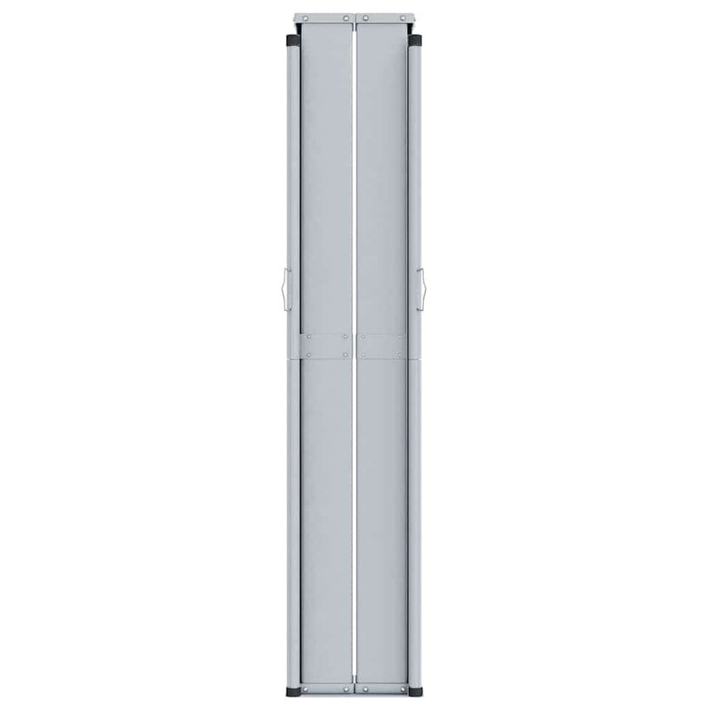 vidaXL barna behúzható oldalsó napellenző 220 x 600 cm