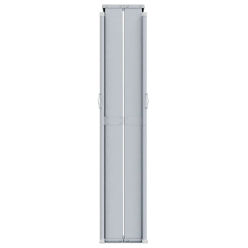 vidaXL piros behúzható oldalsó napellenző 220 x 600 cm