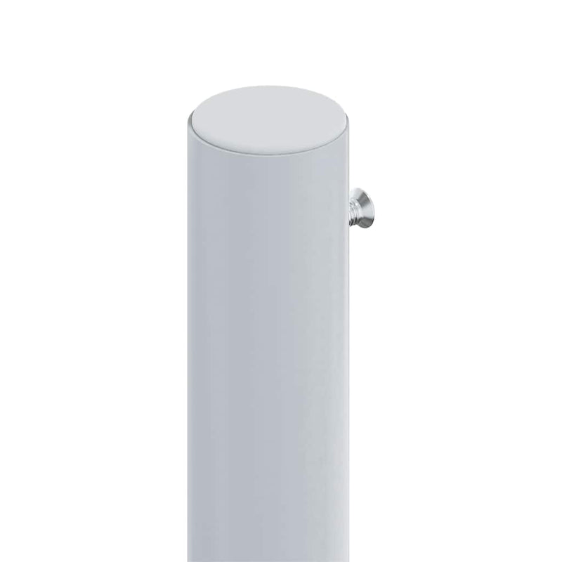 vidaXL piros behúzható oldalsó napellenző 220 x 600 cm