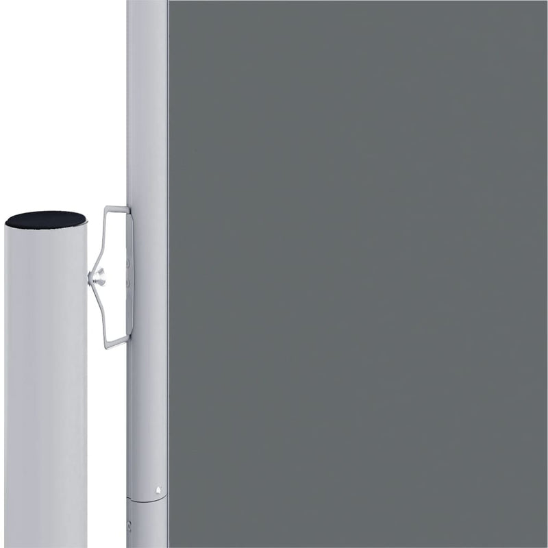 vidaXL antracitszürke behúzható oldalsó napellenző 180 x 1000 cm