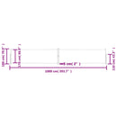 vidaXL antracitszürke behúzható oldalsó napellenző 180 x 1000 cm