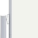 vidaXL krémszínű behúzható oldalsó napellenző 220 x 1000 cm