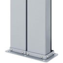 vidaXL kék behúzható oldalsó napellenző 117 x 1200 cm