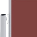 vidaXL barna behúzható oldalsó napellenző 220 x 1200 cm