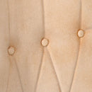 vidaXL krémszínű vászon szárnyas szék