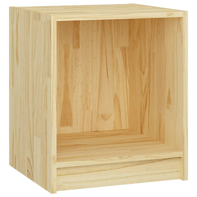 vidaXL tömör fenyőfa éjjeliszekrény 35,5 x 33,5 x 41,5 cm