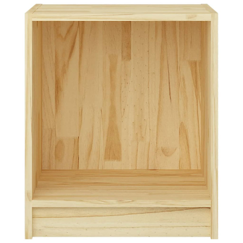 vidaXL tömör fenyőfa éjjeliszekrény 35,5 x 33,5 x 41,5 cm