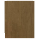vidaXL 2 db mézbarna tömör fenyőfa éjjeliszekrény 35,5x33,5x41,5 cm