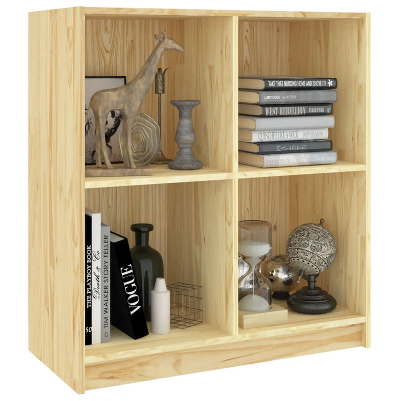 vidaXL tömör fenyőfa tálalószekrény 70 x 33 x 76 cm