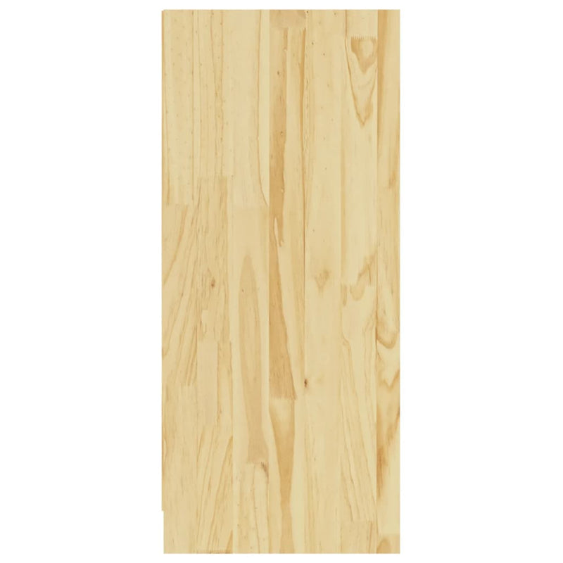 vidaXL tömör fenyőfa tálalószekrény 70 x 33 x 76 cm