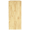 vidaXL tömör fenyőfa könyvszekrény 104 x 33 x 76 cm