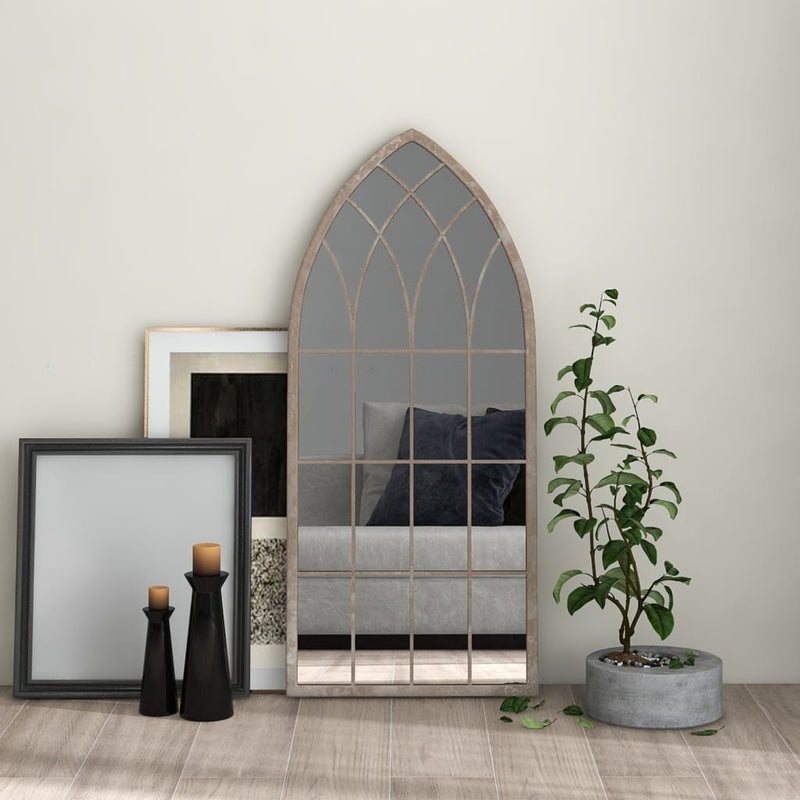 vidaXL homokszínű vastükör beltéri használatra 100 x 45 cm