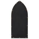 vidaXL homokszínű vas tükör beltéri használatra 100 x 45 cm