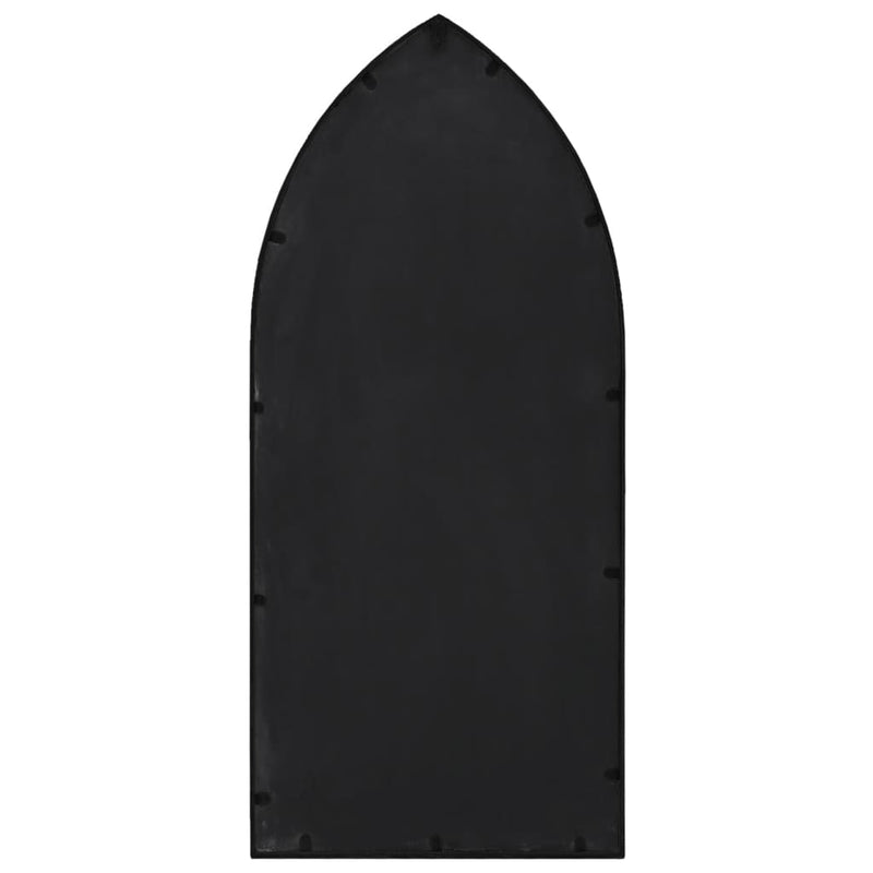 vidaXL fekete vas tükör beltéri használatra 100 x 45 cm
