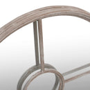 vidaXL homokszínű kerek vas tükör beltéri használatra 60 x 4 cm