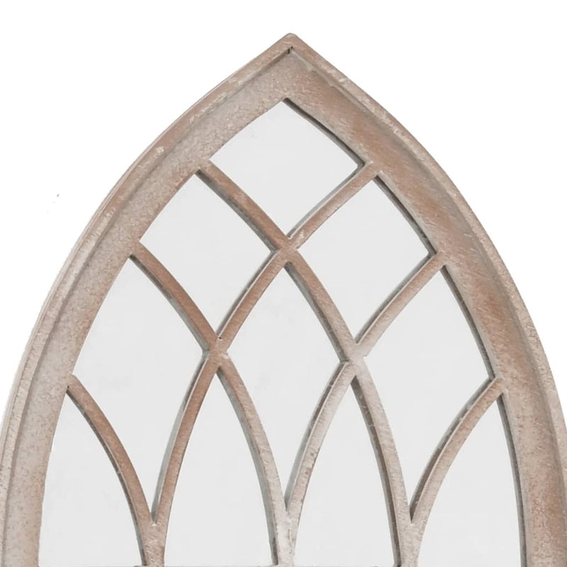 vidaXL homokszínű vas tükör beltéri használatra 70 x 30 cm