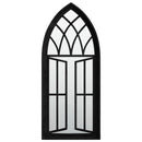 vidaXL fekete vas tükör beltéri használatra 70 x 30 cm