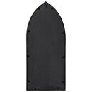 vidaXL fekete vas tükör beltéri használatra 70 x 30 cm