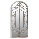 vidaXL homokszínű vas tükör beltéri használatra 70 x 30 cm