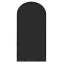 vidaXL fekete vas tükör beltéri használatra 70 x 30 cm