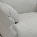 vidaXL világosszürke művelúr felállást segítő dönthető fotel