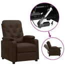 vidaXL barna műbőr felállást segítő fotel