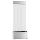 vidaXL rozsdamentes acél és akril buborékoszlop RGB LED-ekkel 110 cm
