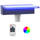 vidaXL akril vízeséskifolyó RGB LED-ekkel 30 cm