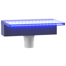 vidaXL akril vízeséskifolyó RGB LED-ekkel 30 cm
