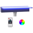 vidaXL akril vízeséskifolyó RGB LED-ekkel 45 cm