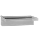 vidaXL rozsdamentes acél vízeséskifolyó RGB LED-ekkel 30 cm