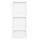 vidaXL magasfényű fehér zuhanyfal-mélyedés 3 rekesszel 41 x 99 x 9 cm