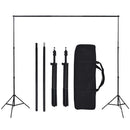 vidaXL fotóstúdiószett softbox lámpával, háttérrel és reflektorral