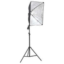 vidaXL fotóstúdiószett softbox lámpával, háttérrel és reflektorral