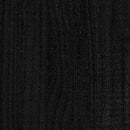 vidaXL 2 db fekete tömör fenyőfa kerti virágtartó 50 x 50 x 70 cm