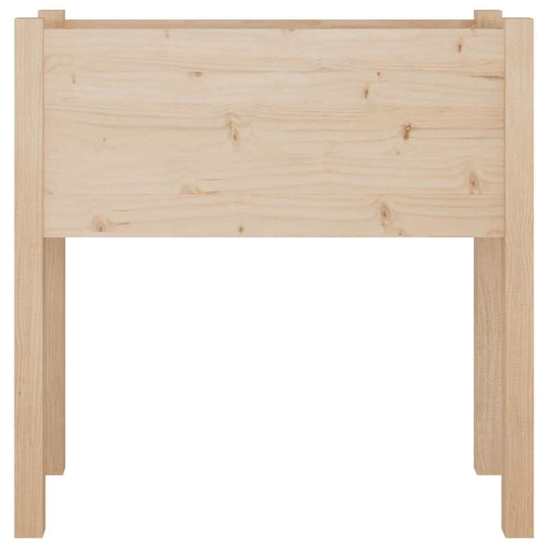vidaXL 2 db tömör fenyőfa kerti virágtartó 70 x 31 x 70 cm