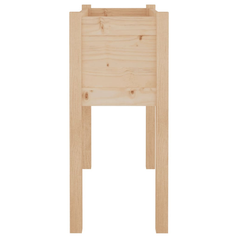 vidaXL 2 db tömör fenyőfa kerti virágtartó 70 x 31 x 70 cm