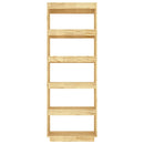 vidaXL tömör fenyőfa könyvszekrény/térelválasztó 60 x 35 x 167 cm