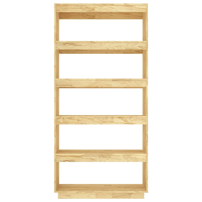 vidaXL tömör fenyőfa könyvszekrény/térelválasztó 80 x 35 x 167 cm