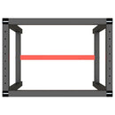 vidaXL matt fekete-vörös fém munkapadváz 70 x 50 x 79 cm