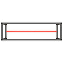 vidaXL matt fekete-vörös fém munkapadváz 170 x 50 x 79 cm