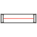 vidaXL matt fekete-vörös fém munkapadváz 190 x 50 x 79 cm