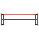 vidaXL matt fekete-vörös fém munkapadváz 180 x 57 x 79 cm