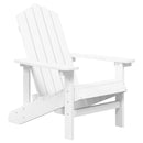 vidaXL fehér HDPE kerti adirondack szék