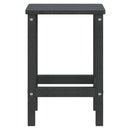vidaXL antracitszürke HDPE kerti Adirondack asztal 38 x 38 x 46 cm