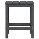 vidaXL antracitszürke HDPE kerti Adirondack asztal 38 x 38 x 46 cm