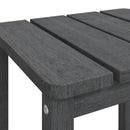 vidaXL antracitszürke HDPE kerti Adirondack asztal 38 x 38 x 46 cm