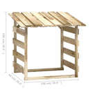 vidaXL impregnált fenyőfa pergola tetővel 100 x 90 x 100 cm